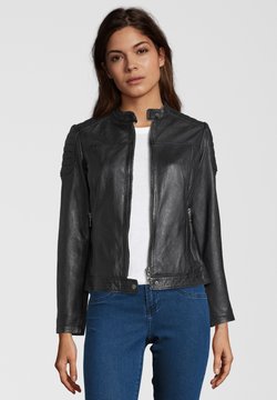 7eleven - TALLY - Leren jas - black