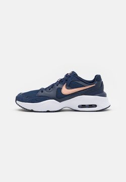 Nike Sportswear - AIR MAX FUSION  - Sneakers laag - midnight navy/metallic red bronze/white
