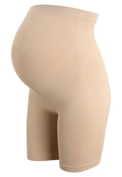 JoJo Maman Bébé - MATERNITY DUAL SUPPORT SLIMMING SHORTS - Onderbroeken - almond