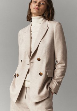 Massimo Dutti - Blazer - beige