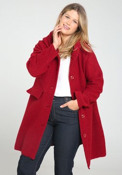 Paprika - MIT KAPUZE - Halflange jas - bordeaux