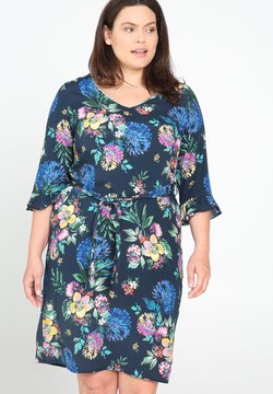 Paprika - BLUMENAUFDRUCK - Korte jurk - marine
