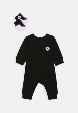 Converse - LIL CHUCK COVERALL SET UNISEX - Jumpsuit - black