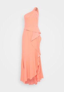 Adrianna Papell - ONE SHOULDER GOWN - Abito da sera - coral punch