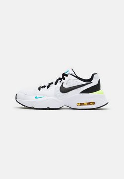 Nike Sportswear - AIR MAX FUSION  - Sneakers laag - white/black/oracle aqua/pollen rise