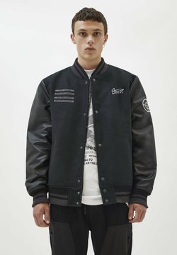 PULL&BEAR - Giubbotto Bomber - black