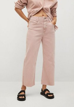 Mango - JULIETA - Flared Jeans - licht/pastelpaars