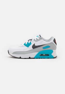 Nike Sportswear - AIR MAX 90 UNISEX - Sneakers laag - white/iron grey/chlorine blue