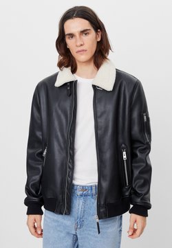 Bershka - Giacca in similpelle - black