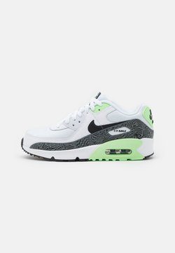 Nike Sportswear - AIR MAX 90 UNISEX - Sneakers laag - white/black/vapor green