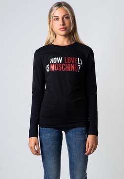 Love Moschino - Maglietta a manica lunga - black