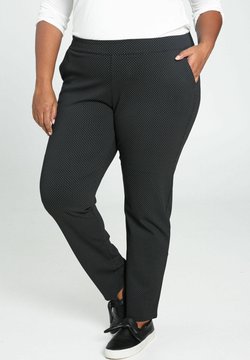 Paprika - MIT GRAFIK-PRINT - Pantalon classique - black