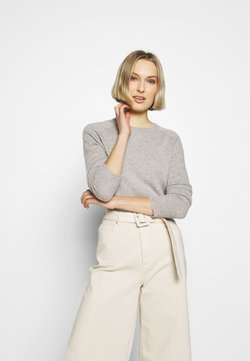 pure cashmere - CLASSIC CREW NECK  - Trui - light grey