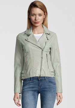 Apple of Eden - LEDERJACKE CRACKER - Leren jas - mint