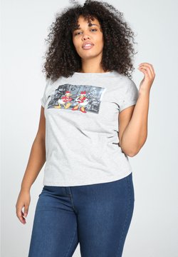 Paprika - MIT DONALD- UND DAISY-DUCK-AUFDRUCK - T-shirt print - heather gray