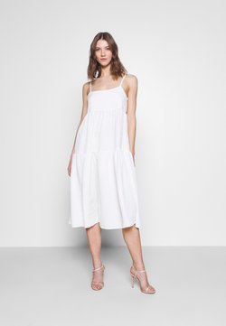 YAS - YASJANNA STRAP MIDI DRESS CELEB - Ballkleid - star white