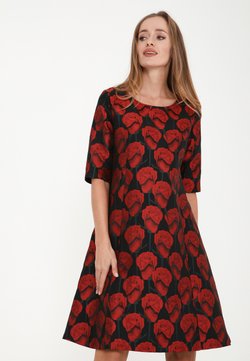 Madam-T - ASIDA - Vestito elegante - schwarz, rot