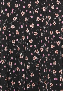 Simply Be - WRAP SKATER DRESS - Korte jurk - black