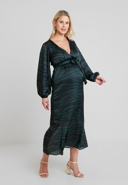 True Violet Maternity - WRAP LONG SLEEVES - Maxi-jurk - green