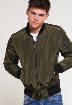 Urban Classics - Giubbotto Bomber - darkolive/black