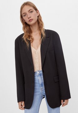 Bershka - OVERSIZE - Blazer - black