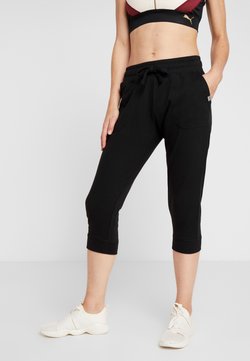 Cotton On Body - CROPPED GYM TRACKPANT - 3/4 Sporthose - black