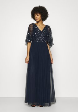 Maya Deluxe - CAPE BACK EMBELLISHED MAXI DRESS - Ballkleid - navy