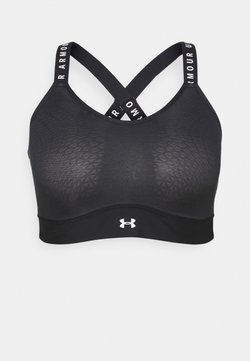 Under Armour - INFINITY MID BRA - Sport-BH mit mittlerer Stützkraft - black