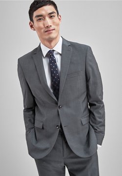 Next - SIGNATURE PLAIN SUIT: JACKET-SLIM FIT - Giacca elegante - grey