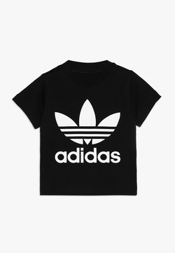 adidas Originals - TREFOIL UNISEX - T-shirt print - black/white