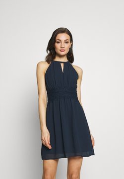 Vila - VIMILINA HALTERNECK DRESS - Cocktailjurk - total eclipse