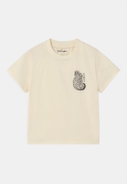 Mini Rodini - TIGER UNISEX - T-shirt print - offwhite