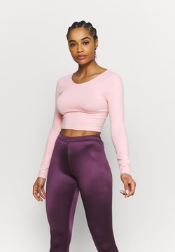 Cotton On Body - LIFESTYLE SEAMLESS OPEN BACK LONG SLEEVE  - Langarmshirt - fairy tale