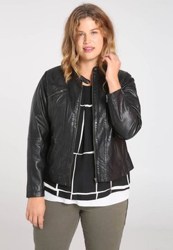 Paprika - LEDERJACKE - Leren jas - black