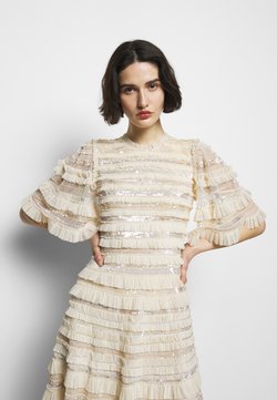 Needle & Thread - NANCY FRILL MINI DRESS - Cocktailkleid/festliches Kleid - champagne