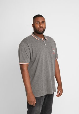 Grå Jack´s Sportswear Plus size klær klær i store Jack´s Sportswear APPLIQUÉ - Poloskjorter - grey melange