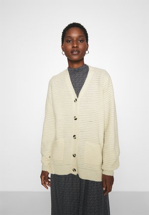 Modström Cardigan | Cardigan for dame og herre hos Zalando Modström EDDIE CARDIGAN - Cardigan - light khaki