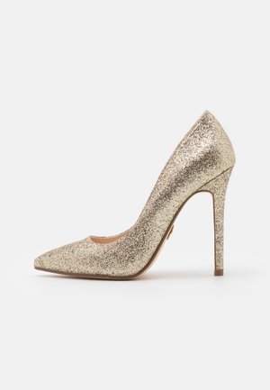 buffalo high heels gold