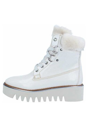 Weiße Engschaftstiefel ❤ online kaufen ❤ Mustang Sneaker High weiß ❤️ |