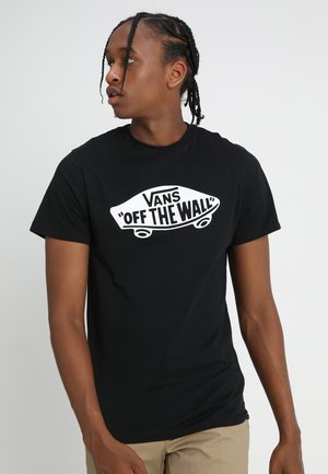 Svarte Vans Black Friday spesialtilbud – Zalando.no VANS VANS CLASSIC - T-skjorter WHITE/BLACK - Herreklær Spesialtilbud
