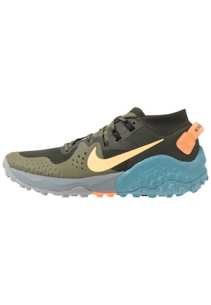 khaki green nike trainers