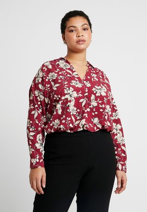Brune Evans Plus size klær klær i store størrelser på nett Evans Topper langermet - rust