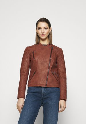 only steady faux leather jacket