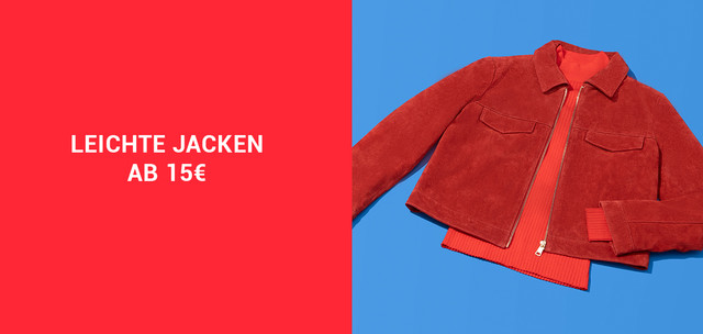 Leichte Jacken ab 15€